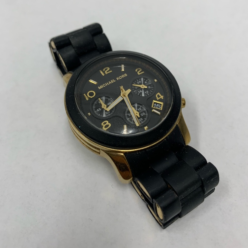 Black & Gold Michael Kors Watch